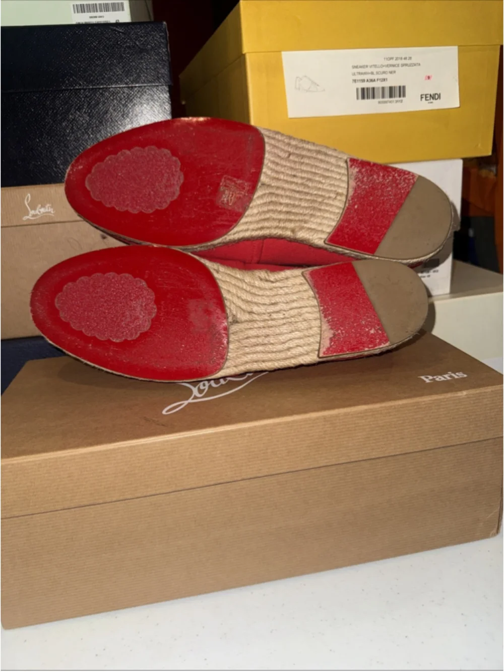 Christian Louboutin espadrille flats size 43 (10 men’s)